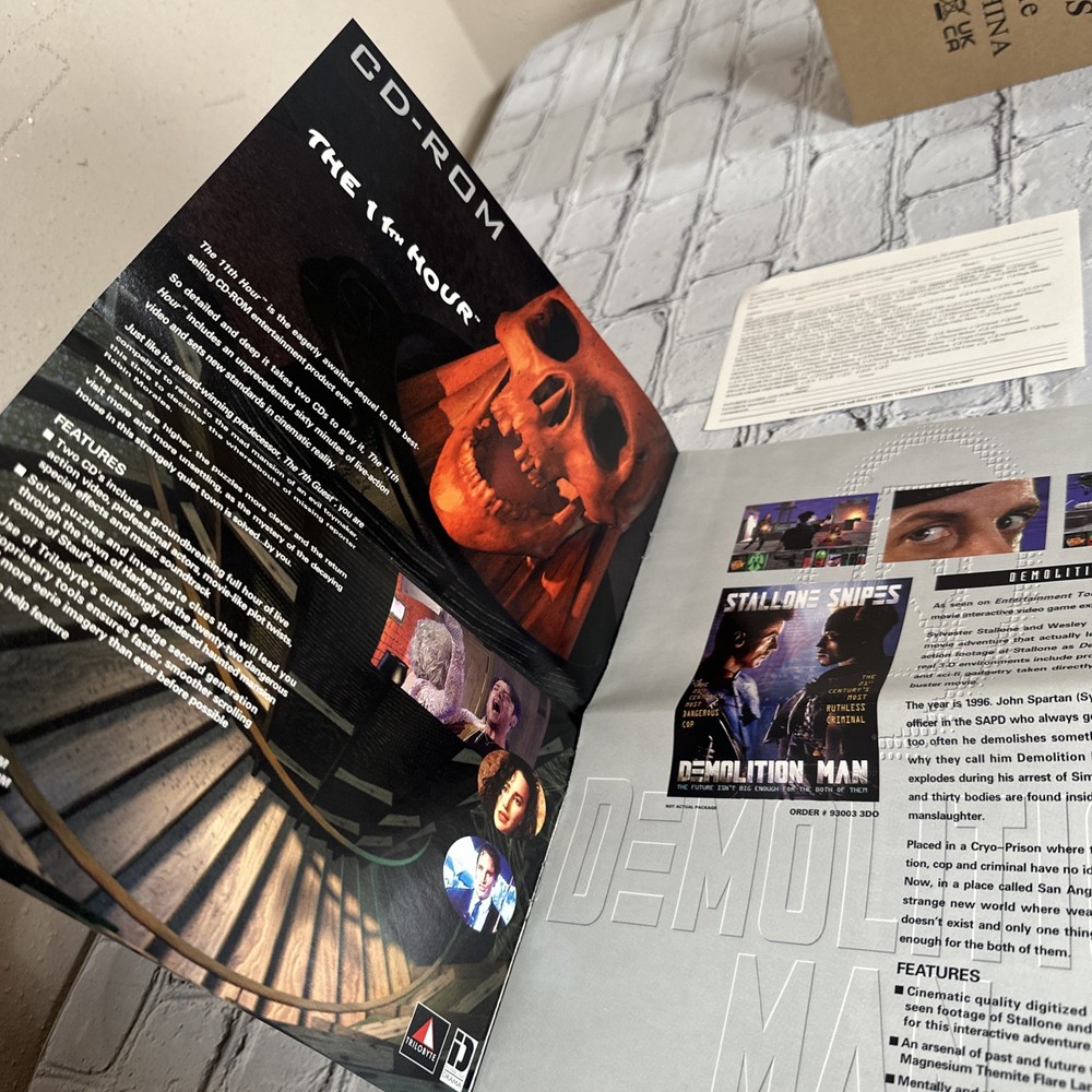 Vintage Virgin 1994 Releases Computer Games Software Brochure Order Form