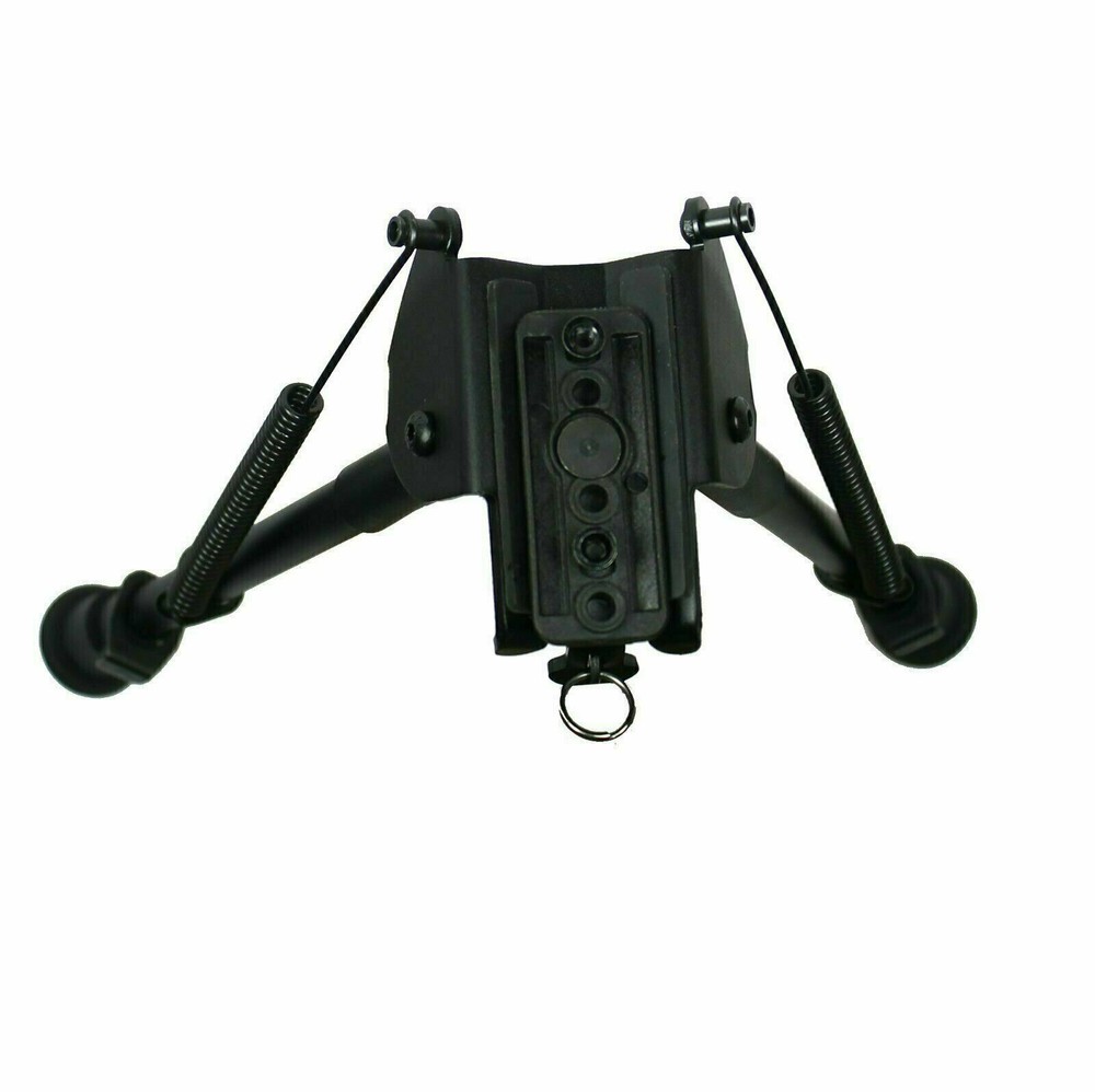9" to 13" Adjustable Spring Return Hunting Rifle Bipod w/ Keymod Stud Adapter