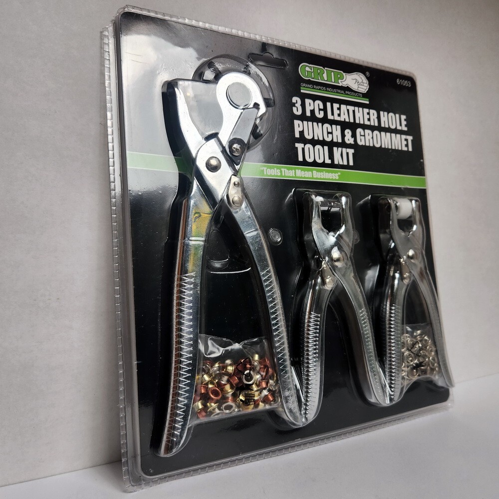 Leather Hole Punch & Grommet Set