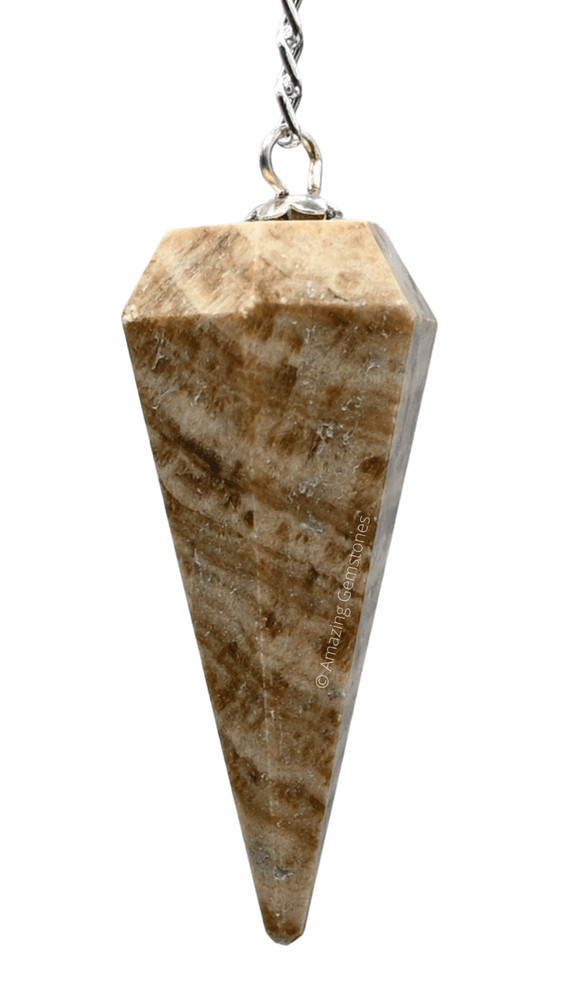 Aragonite Dowsing Crystal Pendulum