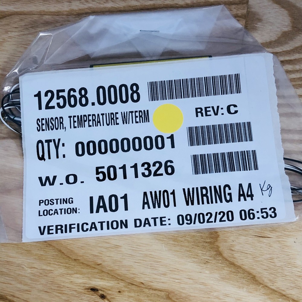 BUNN 12568.0008 SENSOR - TEMPERATURE WITH TERM