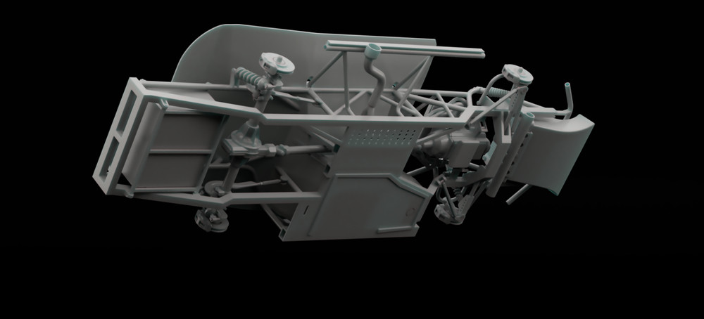 3D Printed Super Late Model in 1/25 Scale Model Kit