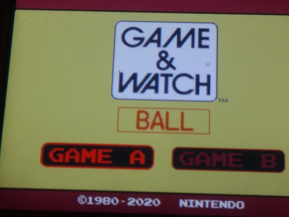 TCHIBO RETRO GAMES & GAME & WATCH NINTENDO HANDHELD CONSOLE