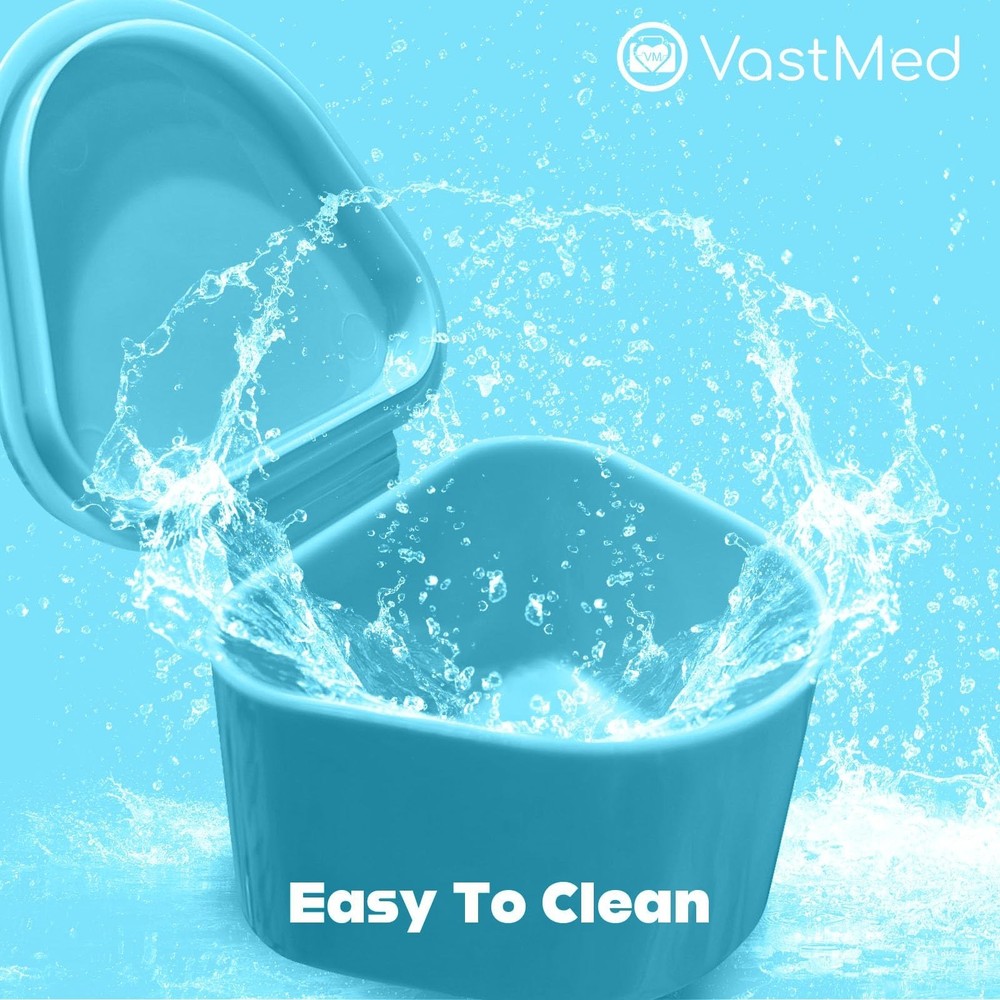 Trapezoid Denture Bath Case by Vastmed