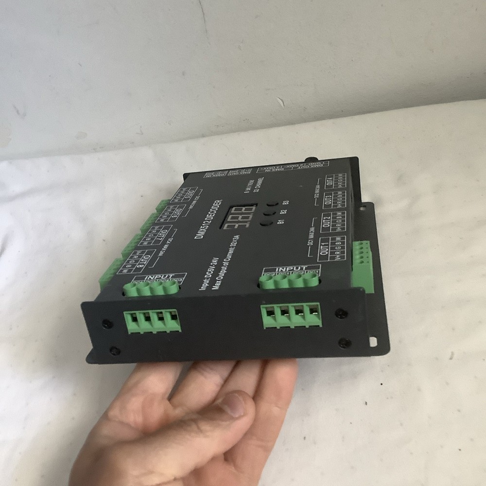 32CH RGBW DMX512 Decoder LED Controller 8Bit/16Bit 32 Channel DC5–24V UNTESTED