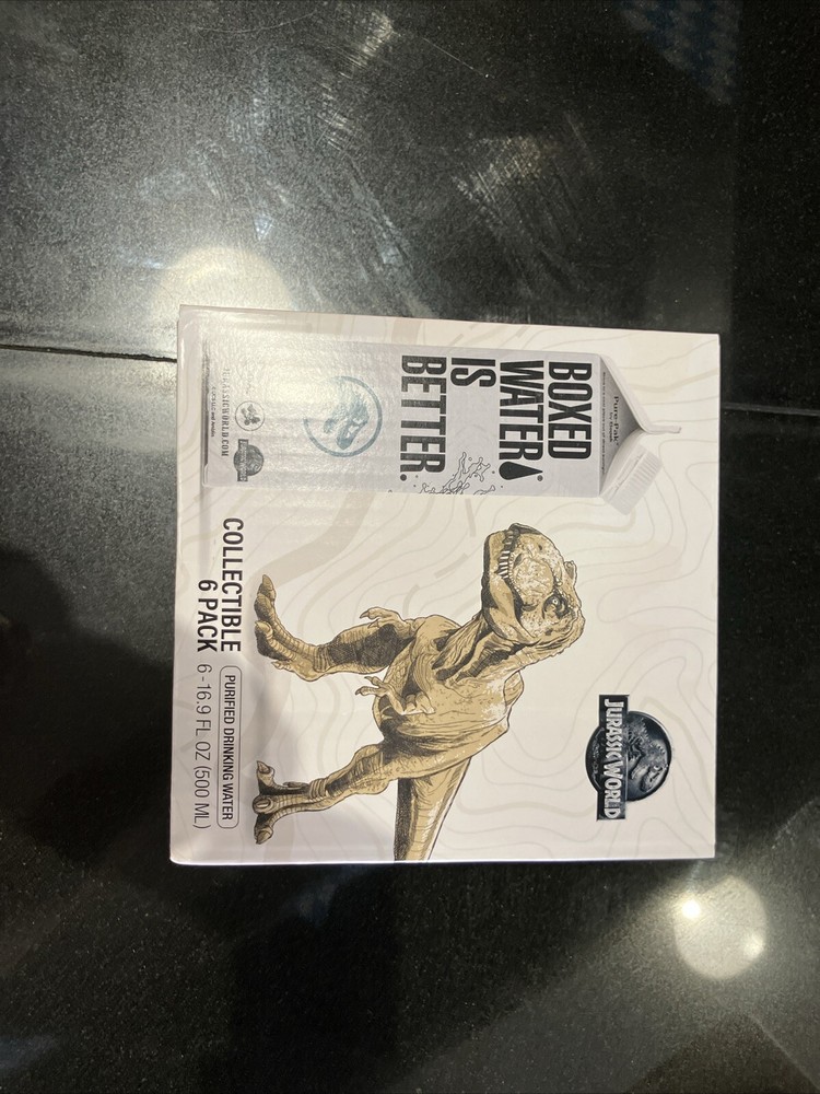 Sealed Jurassic World 6 Pack Boxed Water