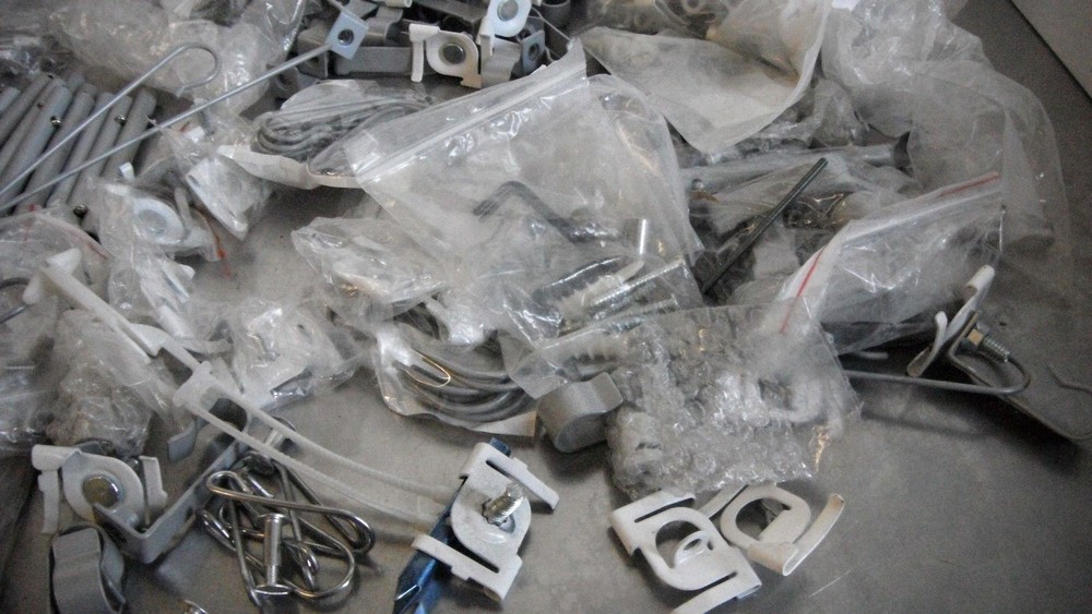 DROP HANGING LIGHTING HARDWARE LOT 6LBS