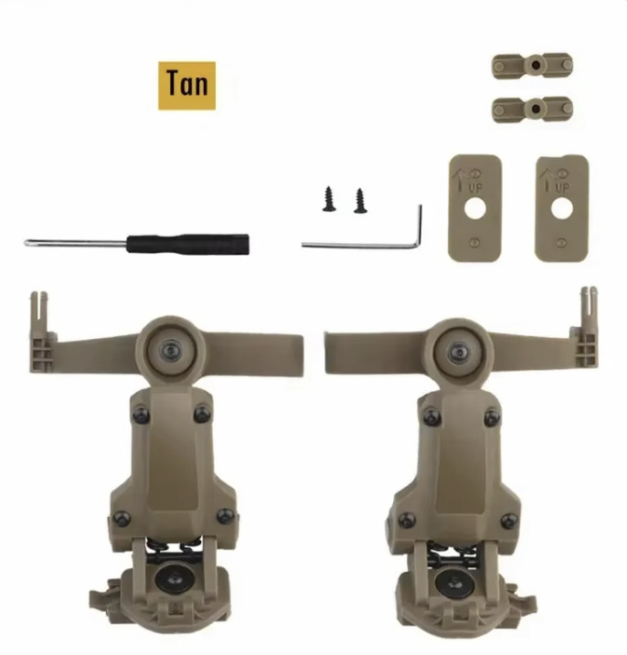 Tactical Helmet Rail Adapter Accessories Multi-angle For FAST/WENDY