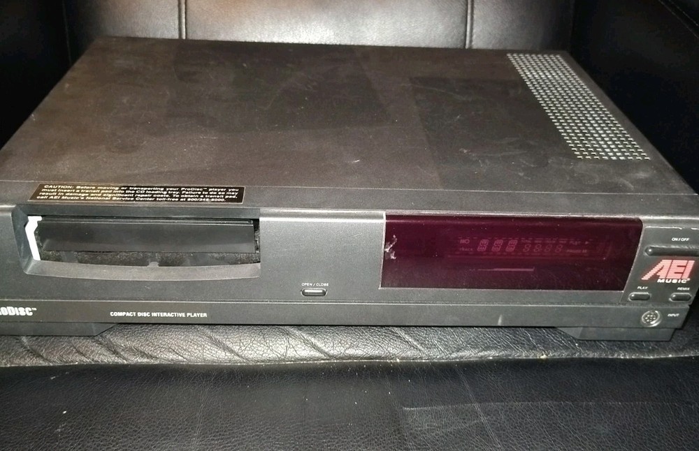 Rare AEI Music Prodisc CDI200/37 Compact Disc Interactive Player Untested