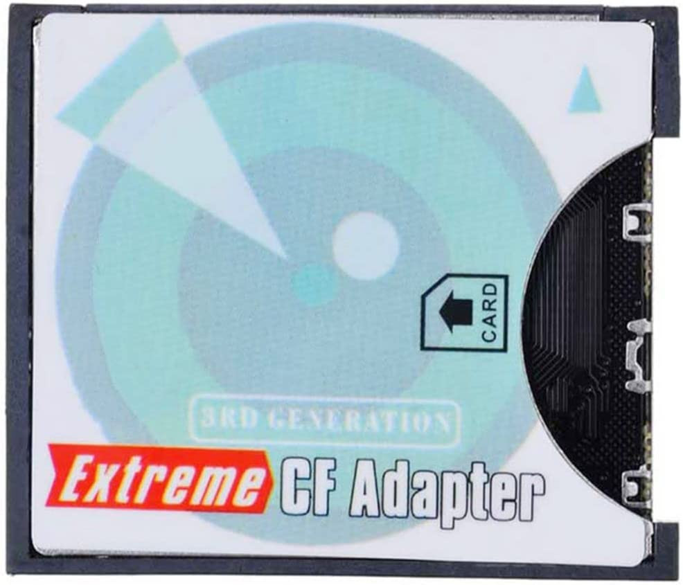 SD SDHC SDXC to CF Compact Flash Memory Card Adapter Reader Type I High-Speed Ex