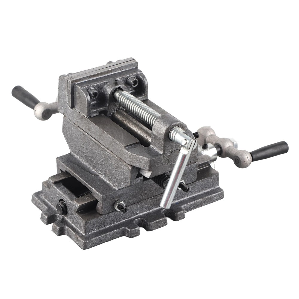 Bench Vise 3inch Cross Flat Table Tool for Mechanical Drilling Milling Machine