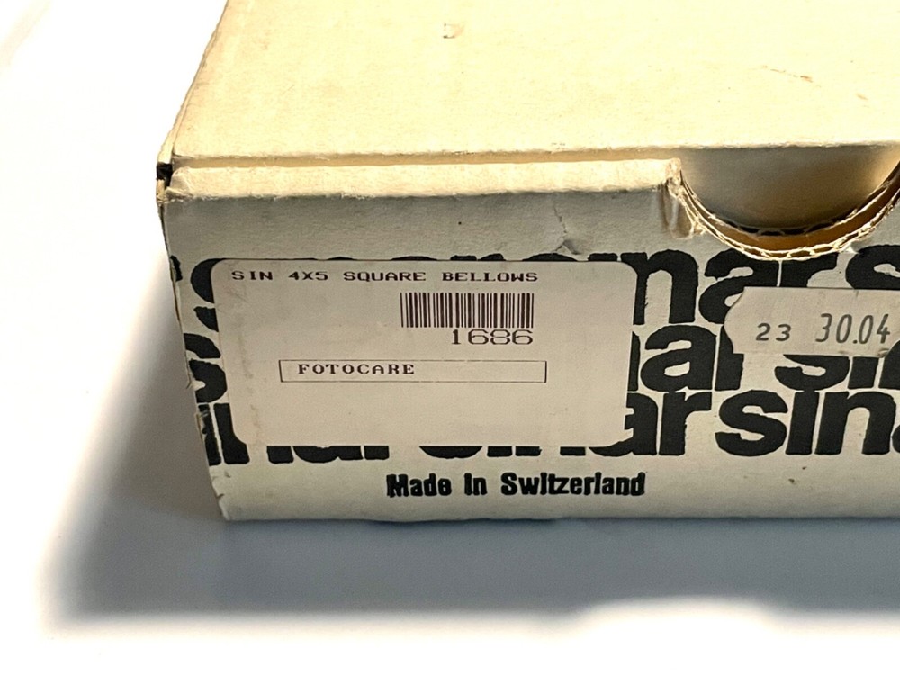 SINAR 4x5 bellows