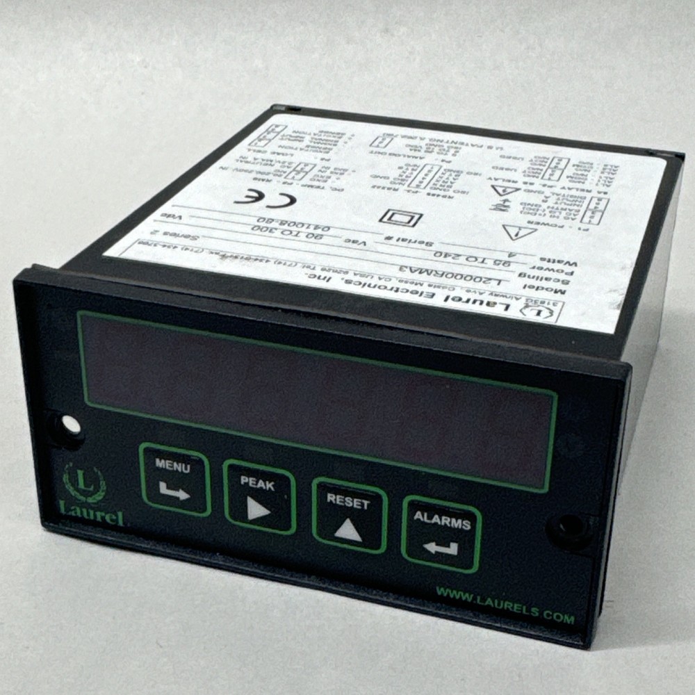 Process Panel Meter L20000RMA3, Laurel Electronics, AC/DC Input, 4W