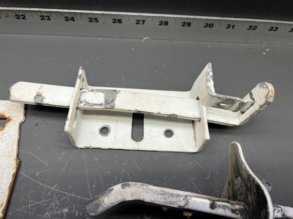 Old VINTAGE Gate hinges and￼ Latch Lock