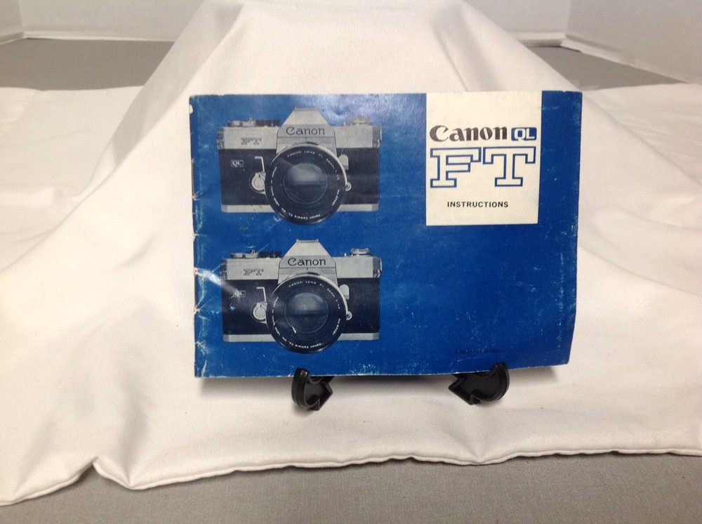 Vintage CANON Camera FT Manual Instruction Book