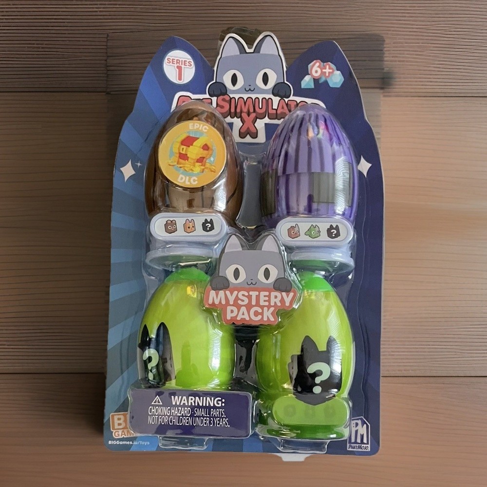 Pet Simulator X Series 1 (4 Pack) Mystery Egg + Epic DLC Code