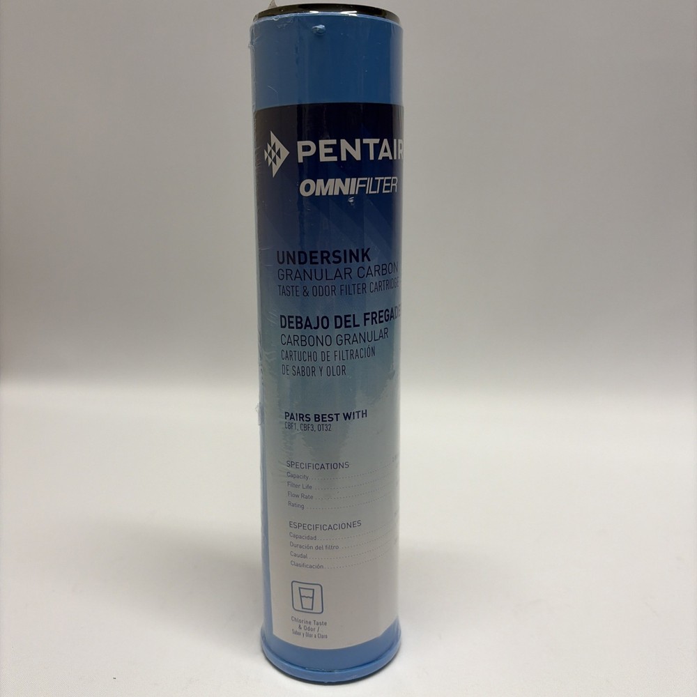 Pentair OmniFilter Undersink Granular Carbon Water Filter for CBF1, CBF3, OT32