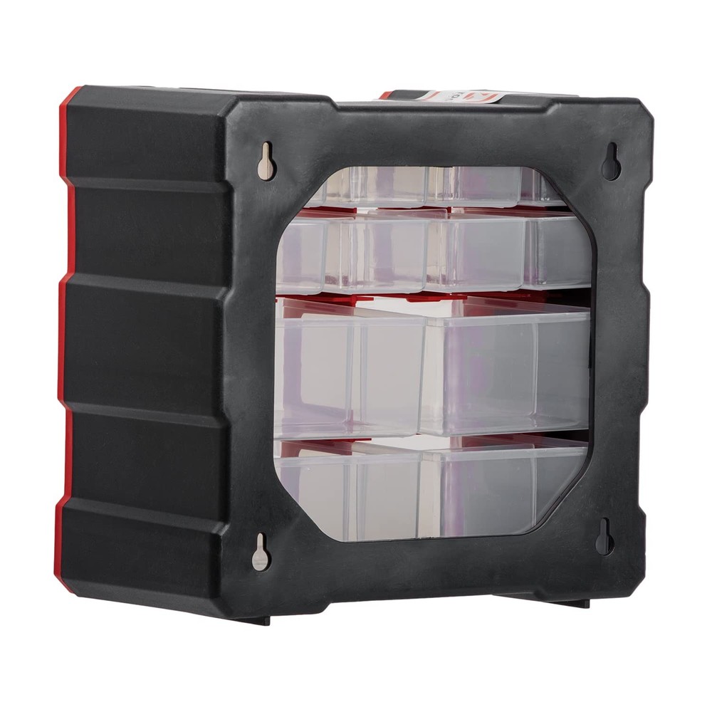 Intertool Organizer: 12 Bins, Tool Box for Hardware, Screws, Legos & Crafts