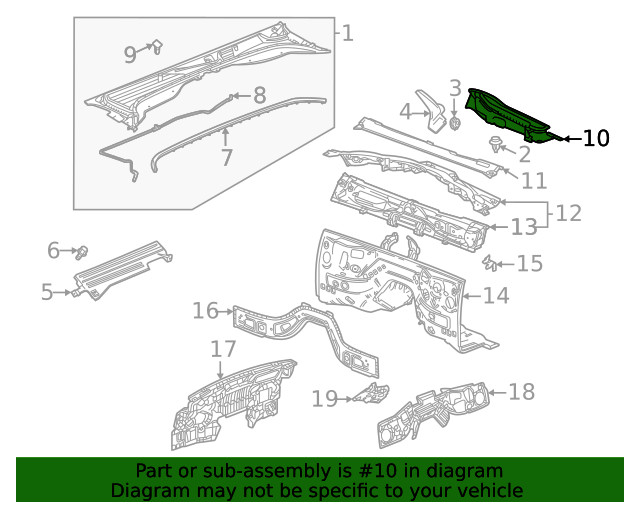 Genuine GM Side Panel 84931278