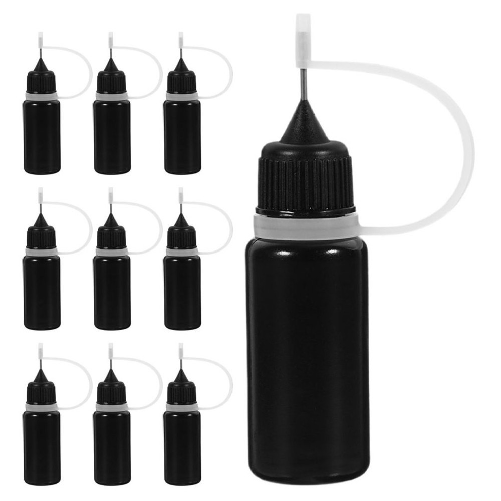30 Pcs Plastic Squeeze Bottles Applicator Precision Tips Art for Hair Bulk