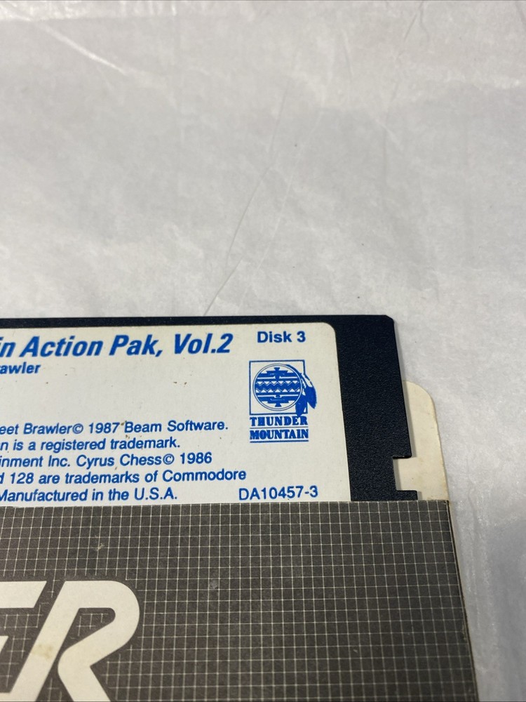 Thunder Mountain Action Pak Vol. 2 Disk 3 Commodore 64 Game