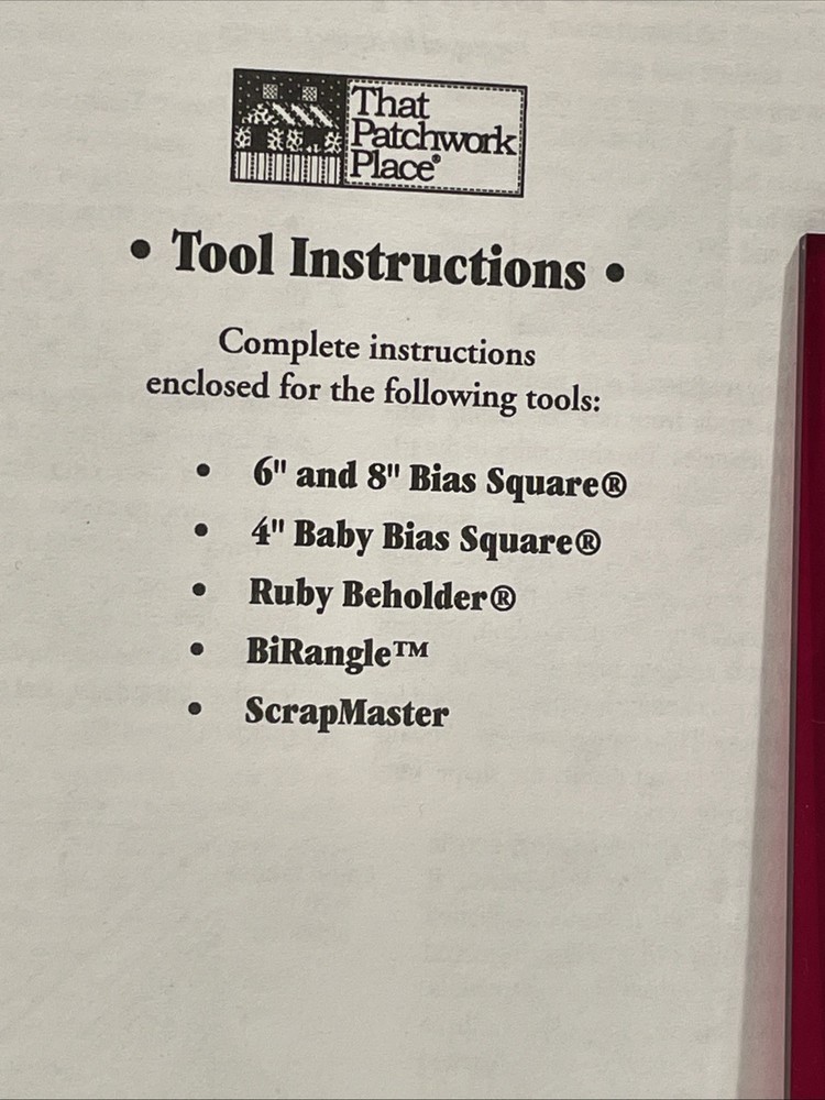 EXCELLENT RUBY BEHOLDER value finder & template in 1 tool That Patchwork Place