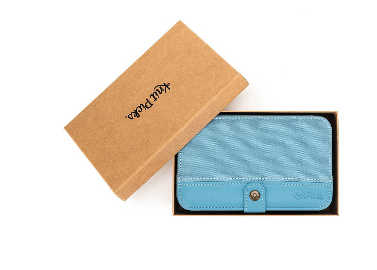 Buddy Needle Case Mustard Regular Knitting Needle Storage Case Organizer