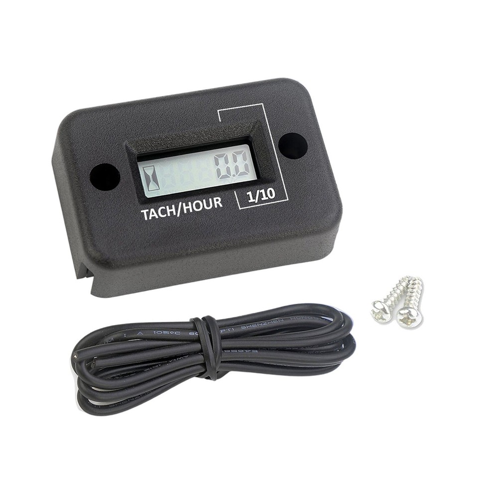 Digital Inductive Hour Meter Tachometer Accumulator Hour Meter Boat Motorcycle