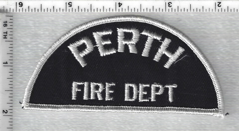 Perth Fire Department (Ontario, Canada)  Shoulder Patch - 1970's