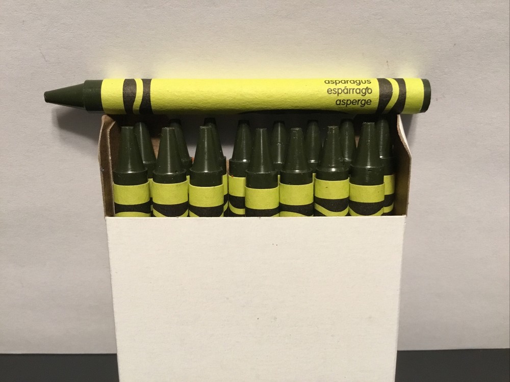(16) Crayola Crayons (asparagus) BULK