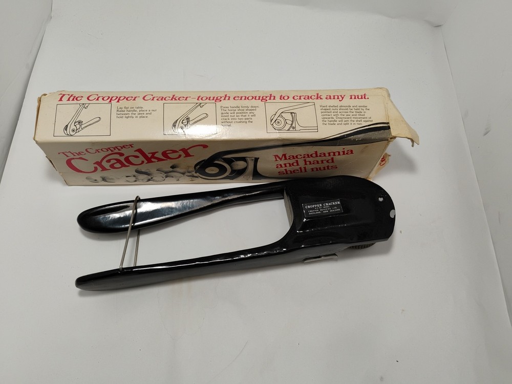 Vintage Cropper Cracker Nut Cracker Devices w/ Original Box