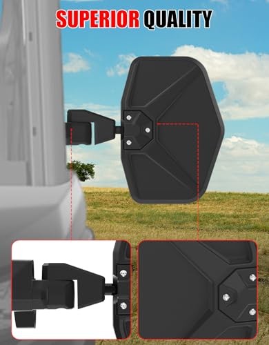 Side Mirror for for Can Am Defender, Adjustable Rear View 1PC Side Mirror