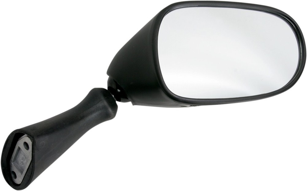 Emgo Right Side View Black Oval Mirror (20-78231)