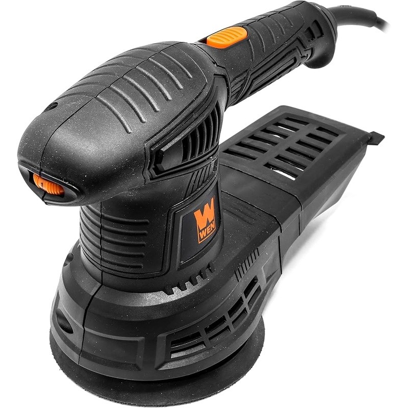 3.7A 5Inch Variable Speed Random Orbit Sander Electric Dual Grip Dust Collection