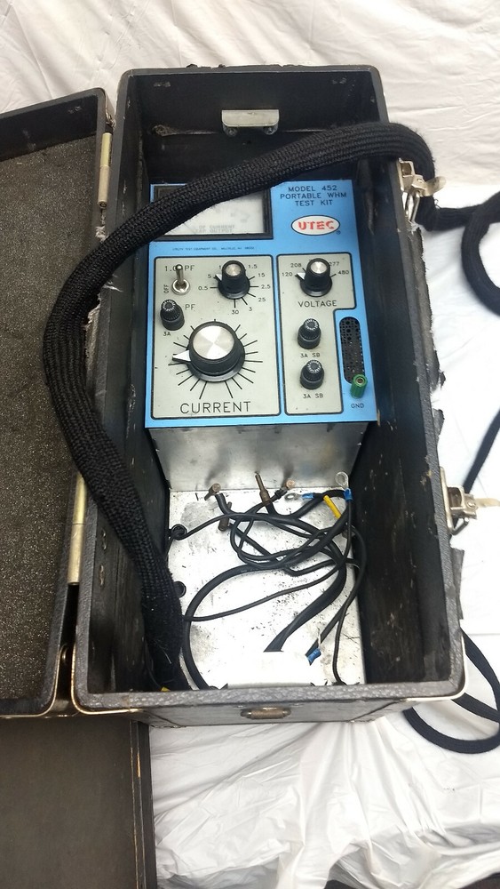 Utec Model 452 Portable WHM Test Kit with Leads and Case (#2)