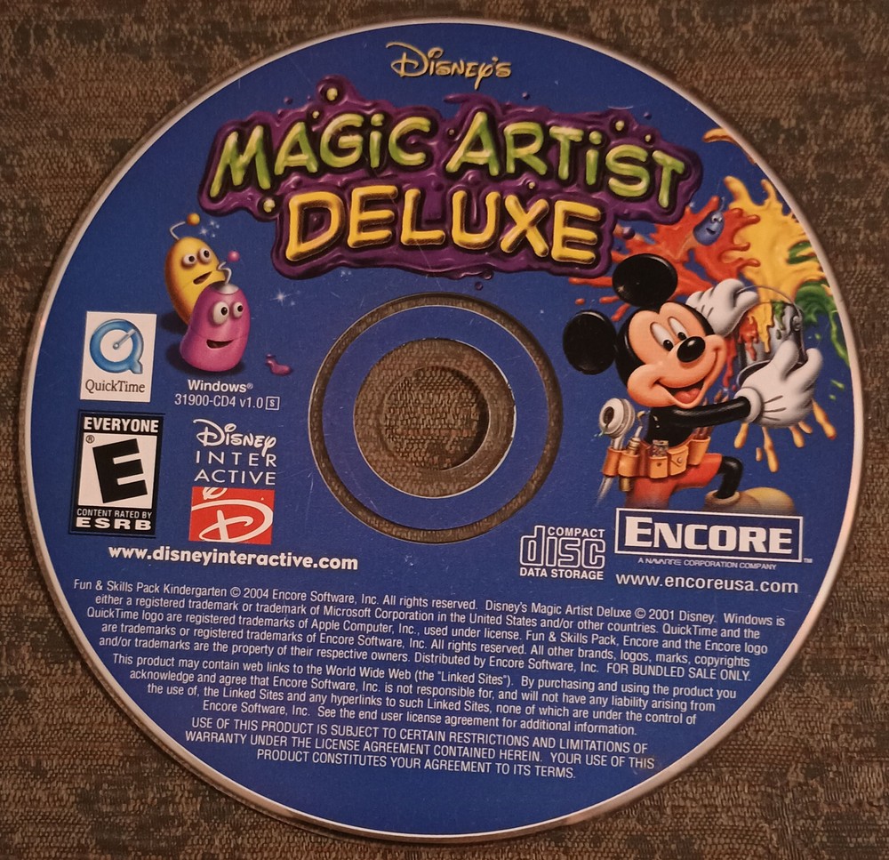 Disney's Magic Artist Deluxe - PC software  - disc only