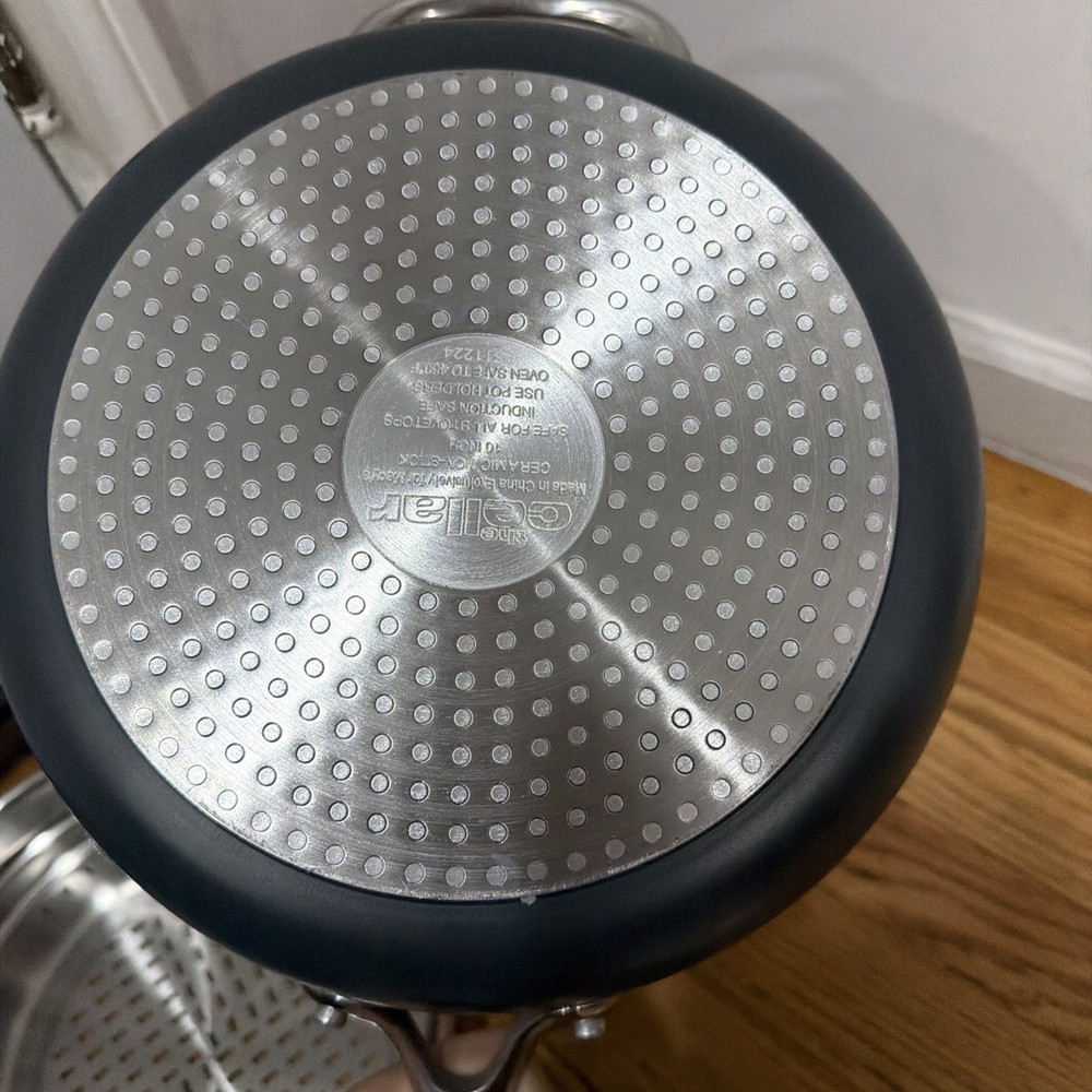 The Cellar 3 Piece Complete Pan 10” Ceramic Nonstick,