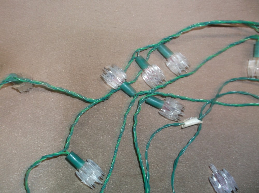 DECORATIVE CHRISTMAS X-MAS TREE MULTI COLORED LIGHT STRING 20 FOOT
