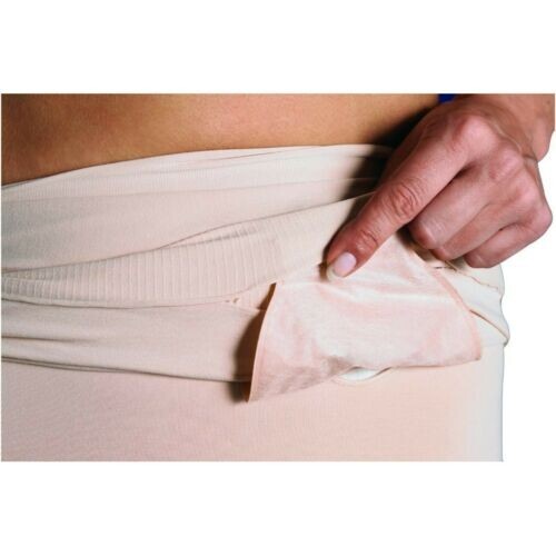 Corsinel StomaSafe Plus Ostomy/Hernia Support Garment Light (BEIGE, S/M)