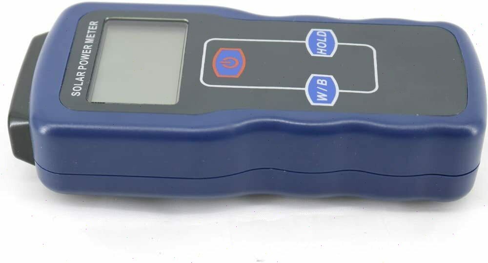 Handheld Solar Power Meter with Range 0.1-1999.9 W/m² Error Range ± (10%R+2dgts)