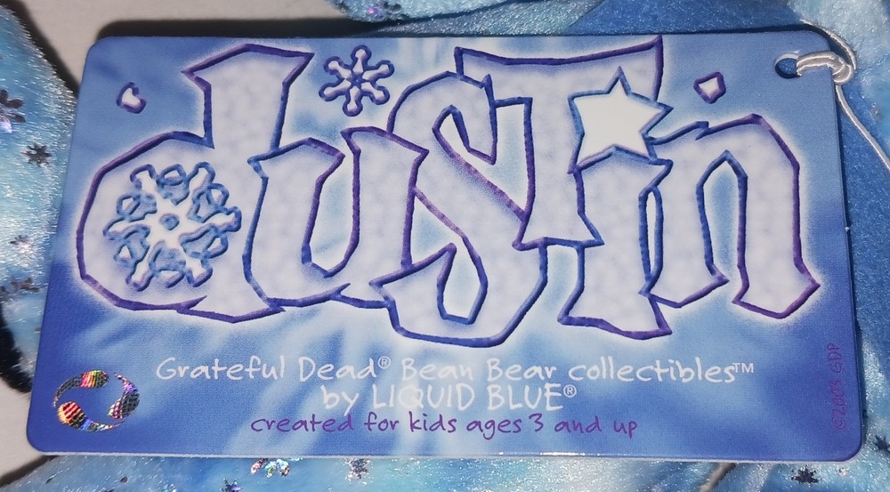 Grateful Dead Bean Bear DUSTIN 2003 Edition 11