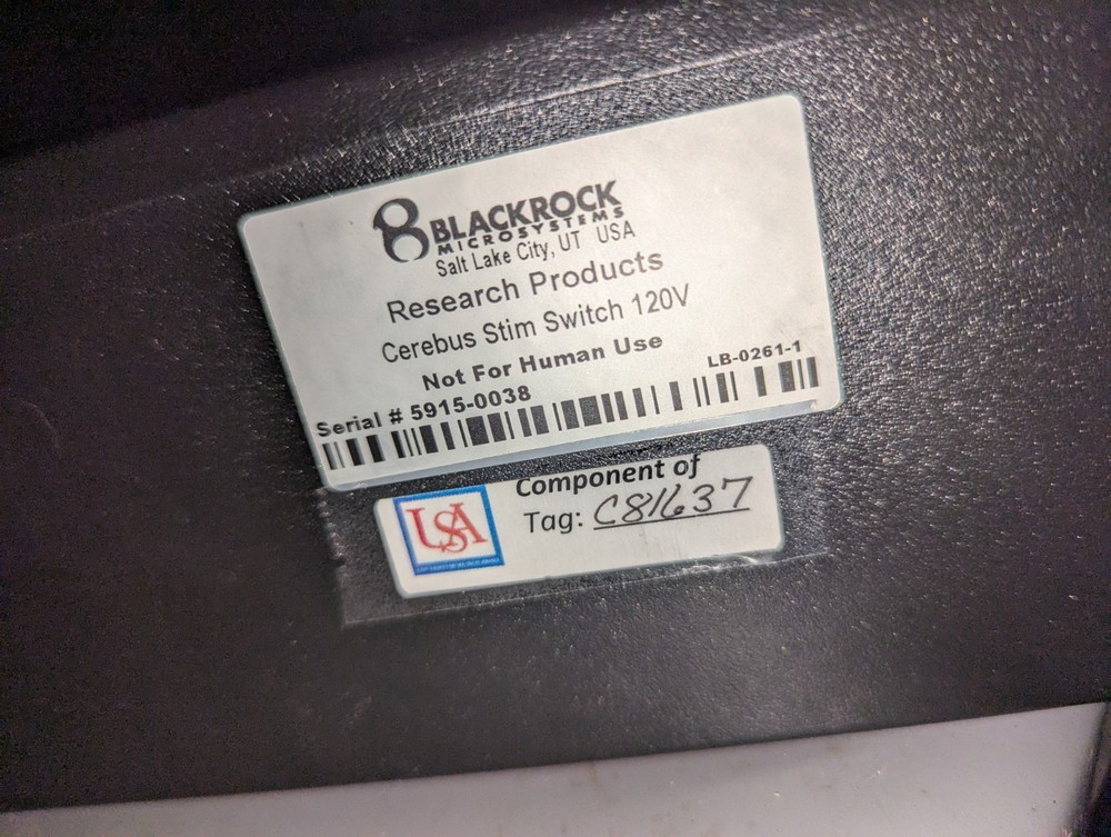 *Untested* Blackrock Microsystems Cerebus Stim Switch - Rack Mountable
