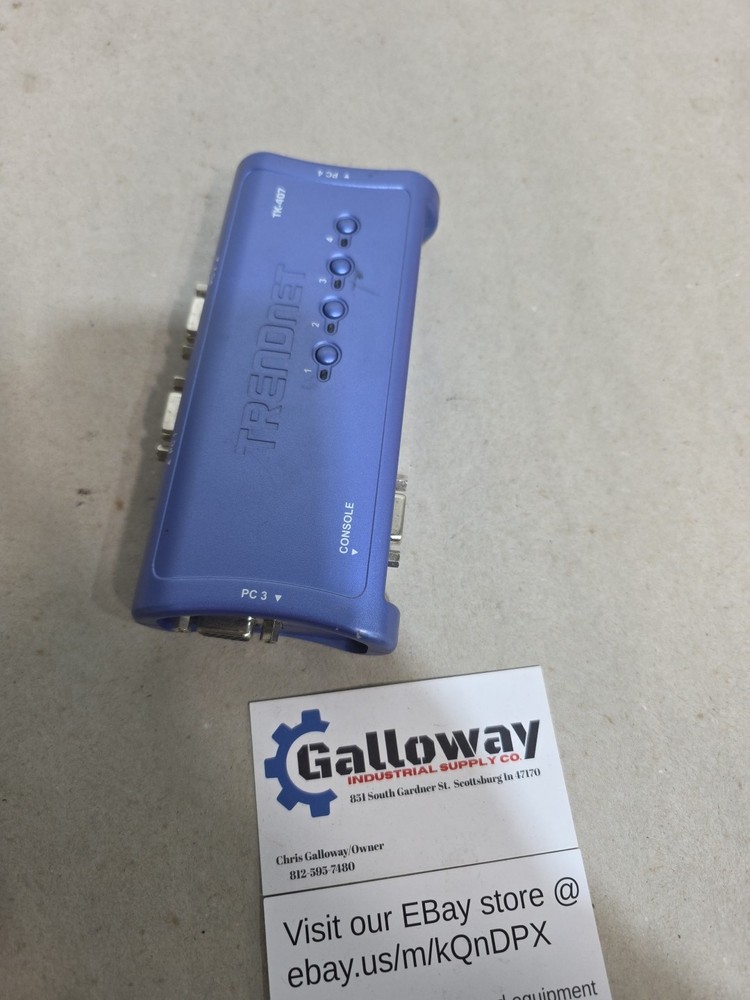 TRENDnet TK-407 4-Port USB KVM Switch UNIT ONLY