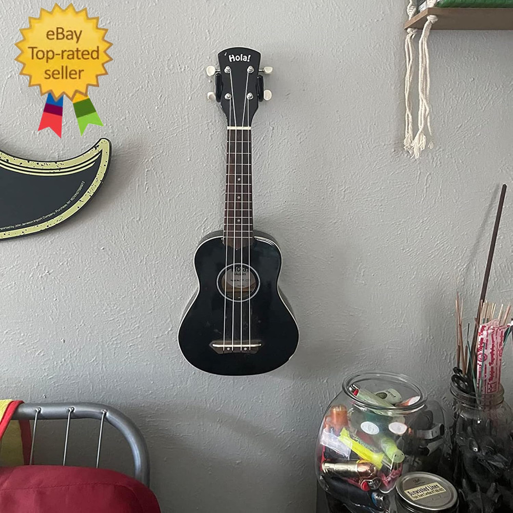 Horizontal Guitar Wall Mount Hanger, 2 Pack Guitar Hanger Wall Hook Holder
