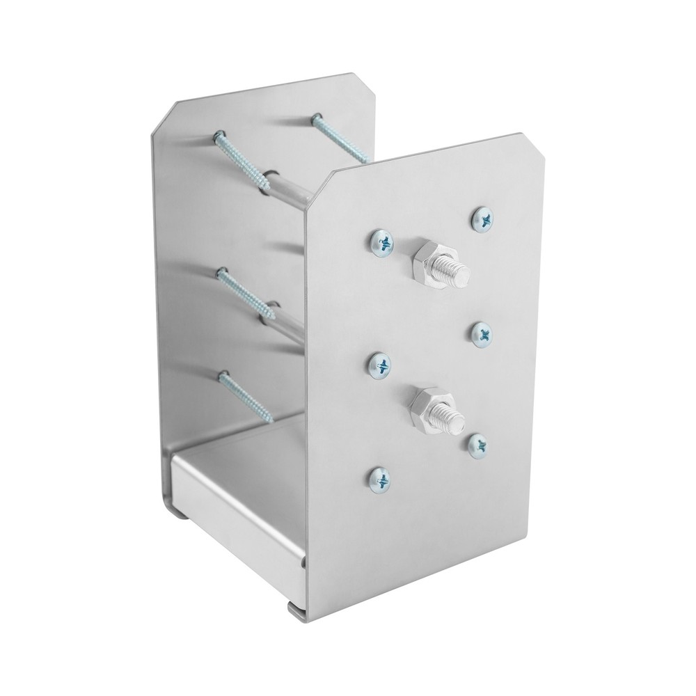 Adjustable 201 Stainless Steel Post Base - 12PCS Anchor Brackets