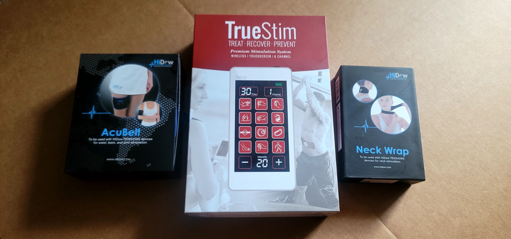 True Stim 6 Channel Wireless Touchscreen Premium Stimulation System Complete