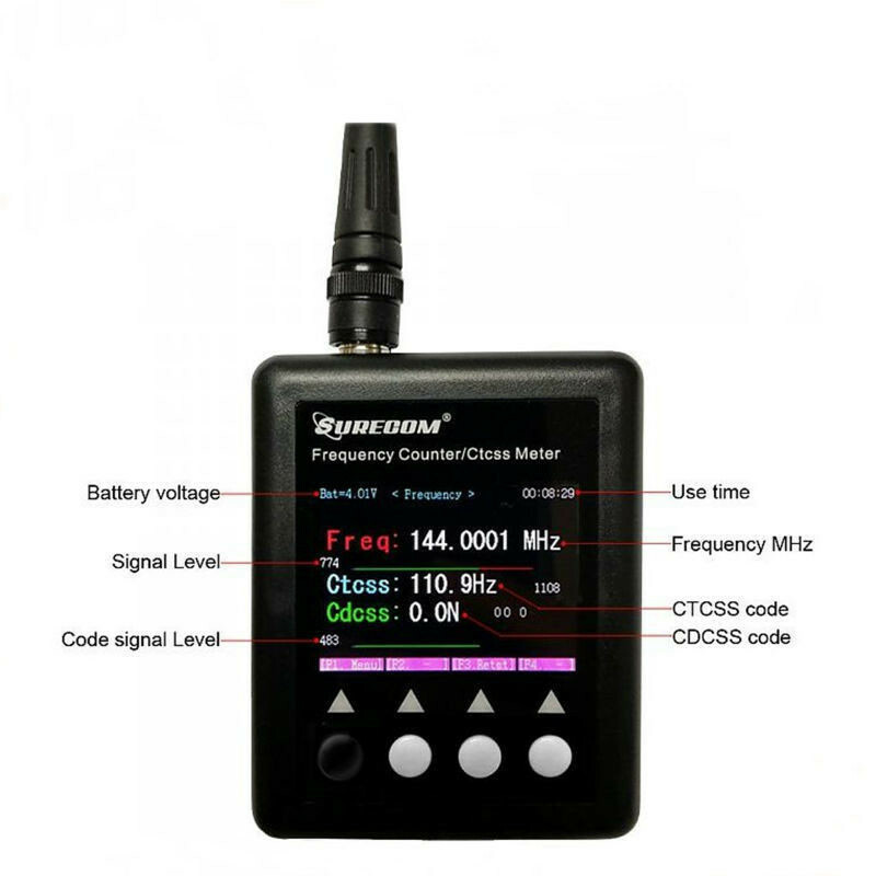 SURECOM SF401-Plus Frequency Counter/meter with CTCCSS/DCS Decoder 27Mhz-3GMhz