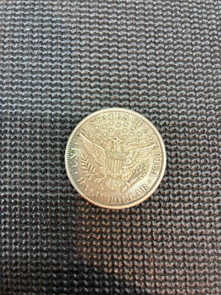 1910 Barber Half Dollar - 90% Silver - 50c