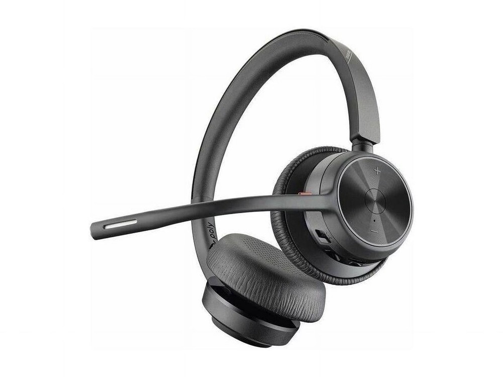 Poly Bluetooth Office Binaural On-Ear Wireless Headset w/ BT700 7E2M2AA