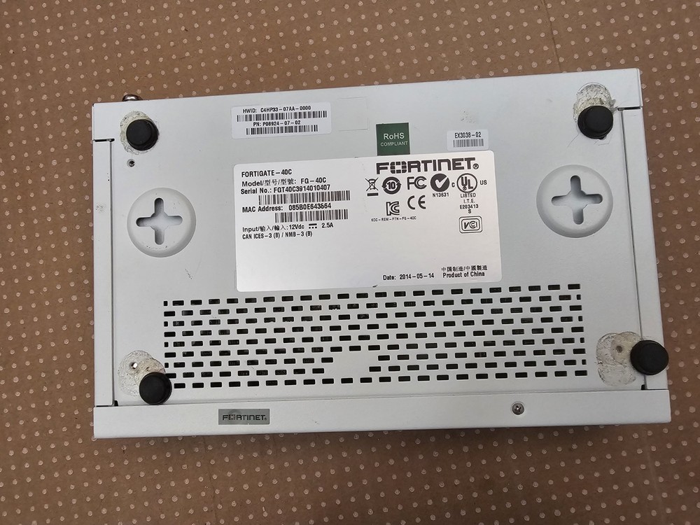 Fortinet Fortigate-40C Firewall FG-40C
